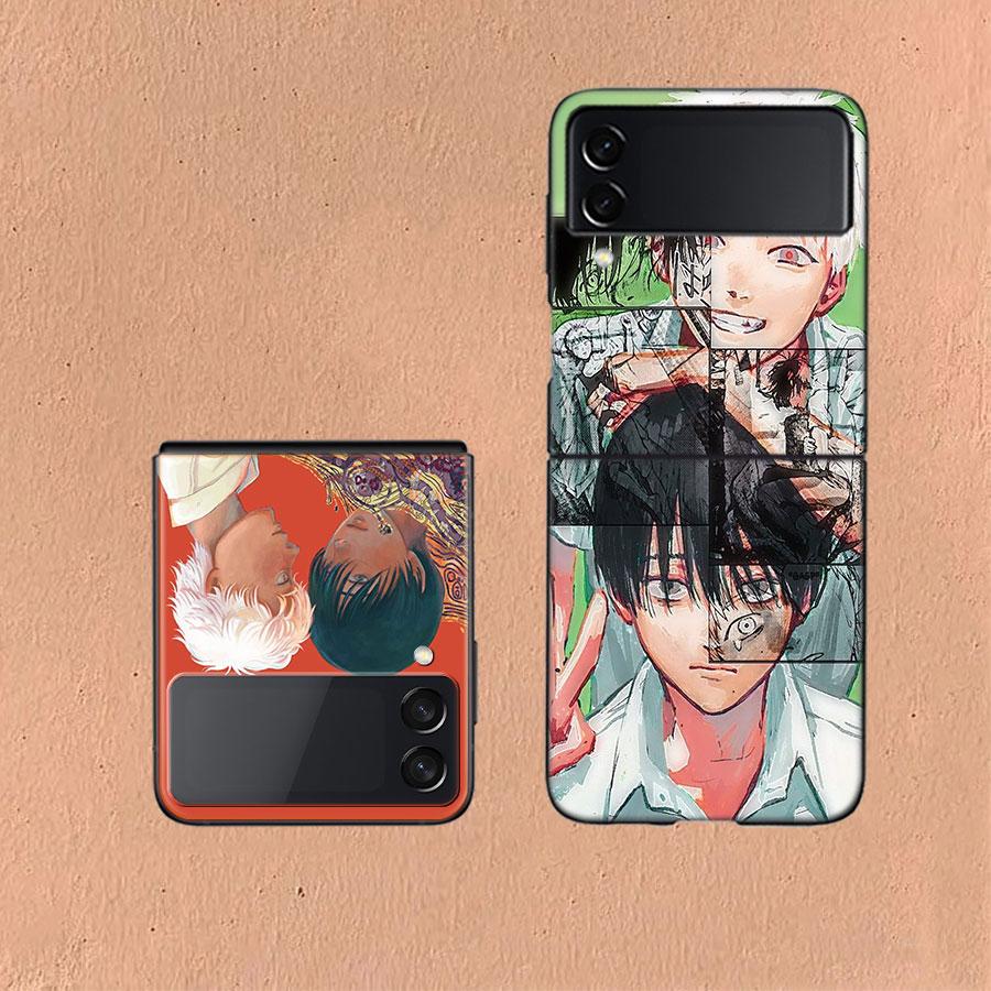 Anime H-Hikaru Ga Shinda Natsu Coque For Samsung Z Flip7 6 Galaxy Case Shockproof Z Flip5 Z Flip3 4 5G Hard Cover Phone TPU PC