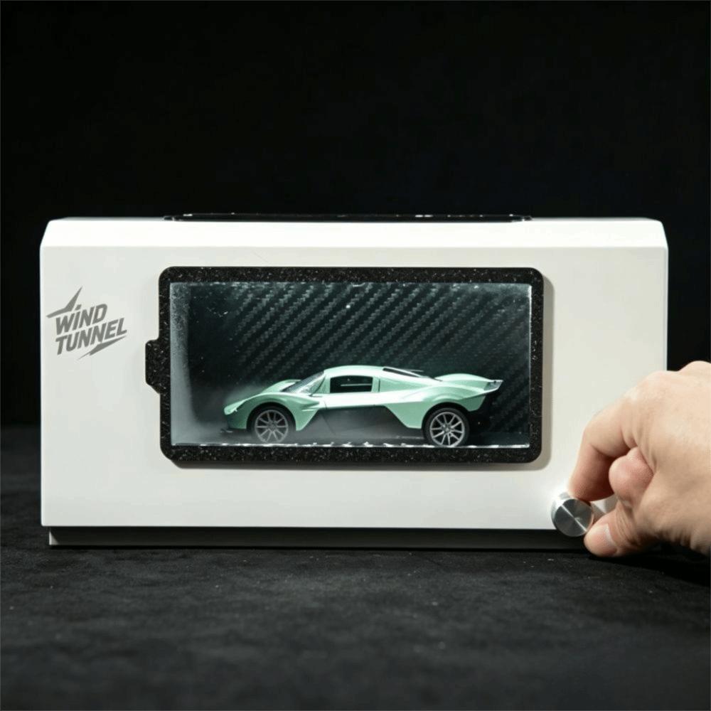 Dynamic Display Wind Tunnel Simulator Clear Flow Path Mini Wind Tunnel Desktop Decoration