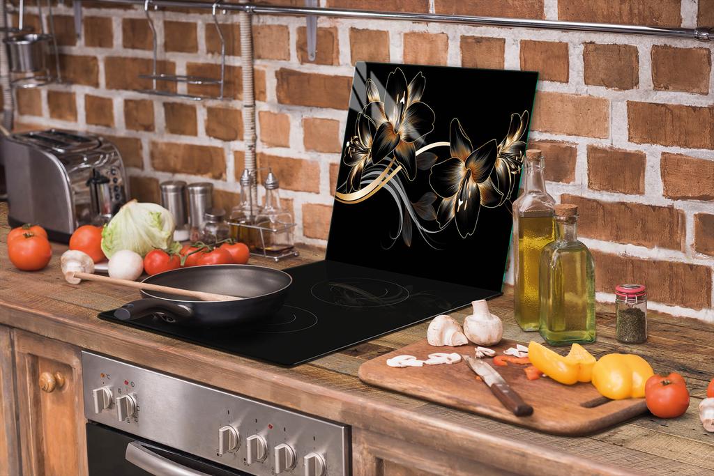 SZKLANA DESKA DO KROJENIA 52x40 ORCHIDEA