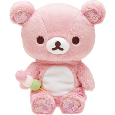 San-X Rilakkuma "Thème Sakura Peluche" Peluche de Collection Assise Rilakkuma MV22601 Taille: Environ. H170 x L155 x P90mm