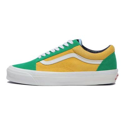 OG Old Skool LX Off The Wall - Zelená Žltá Unisex Tenisky Viacfarebné VN0A4P3X02I