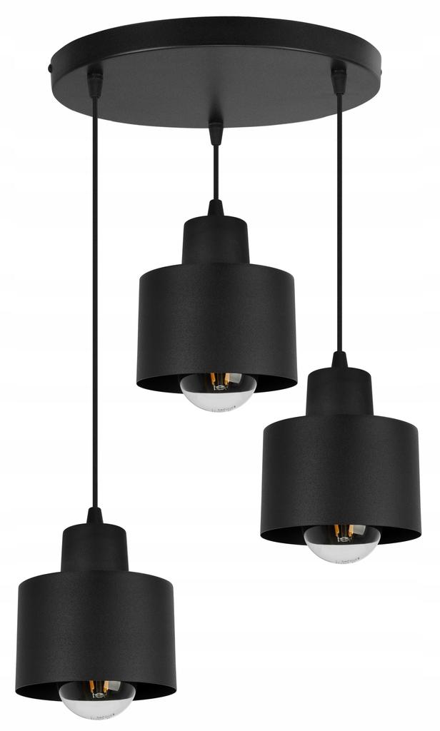 MODERN CEILING HANGING LAMP BLACK LED LAMP