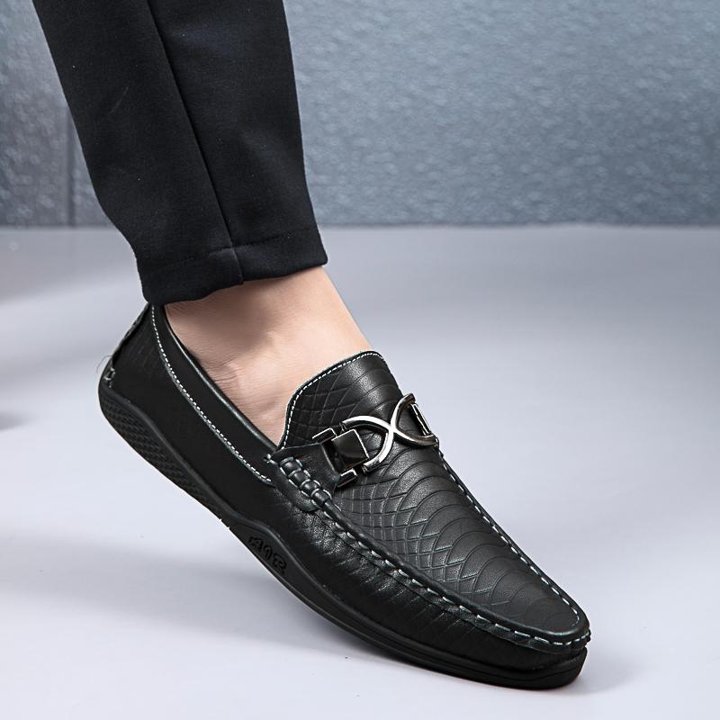 Мужская повседневная обувь из натуральной кожи — фото 6