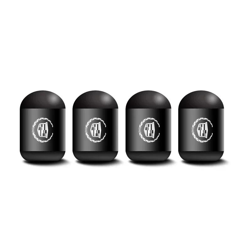 4pcs Car Wheel Tire Valve Stems Caps Accessories for Cadillac Escalade CTS CT5 XT5 XTS XLR BLS SLS STS ATS SRX Deville Tiburon zjvc48