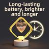 Stable No-Flicker Light Acrylic Table Lamp Heart Pendant LED Lamp  Bedside Bedroom Lighting
