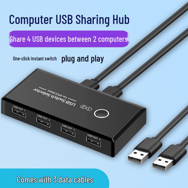 USB 3.0 2x4 Splitter-Switcher: Share Printers Between Two Computers