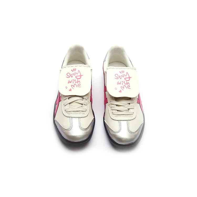 ONITSUKA TIGER Tokuten Slip Resistant Slip Resistant Low Top Skateboard Shoes Unisex Silver Pink 1183B938-100(Team15-)