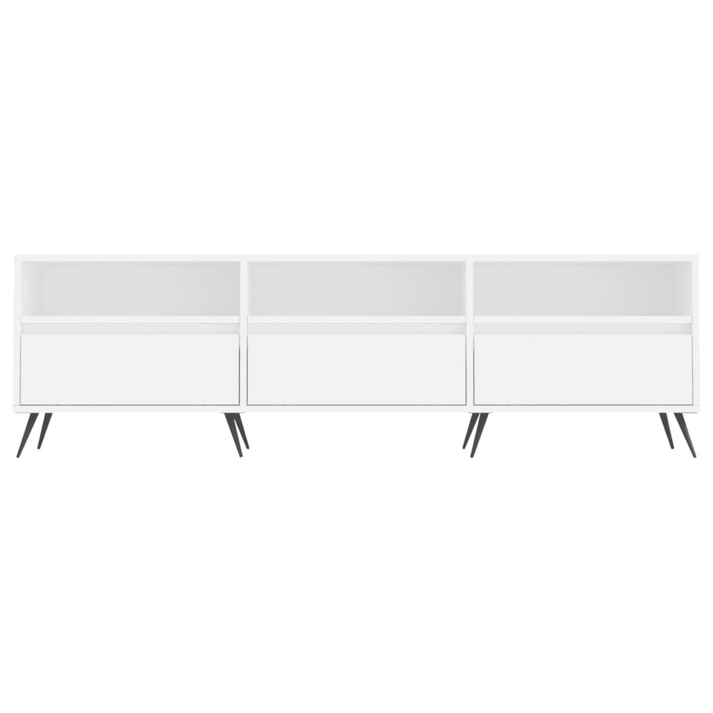 vidaXL TV-Schrank Weiß 150x30x44,5 cm Holzwerkstoff