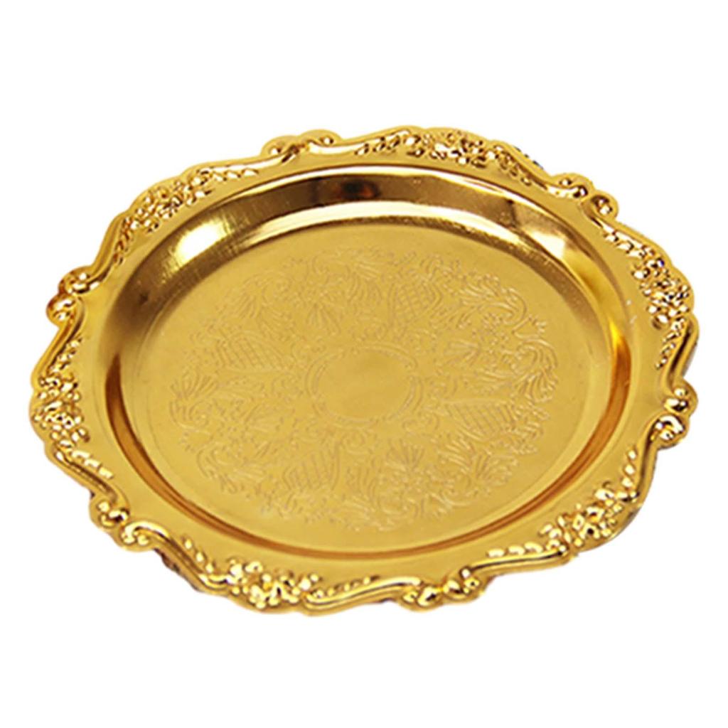 Candle Holder Tray Farmhouse Candle Plate Stylish Durable Serving Tray Jewelry Display Tray for Restaurant Buffet Decorations