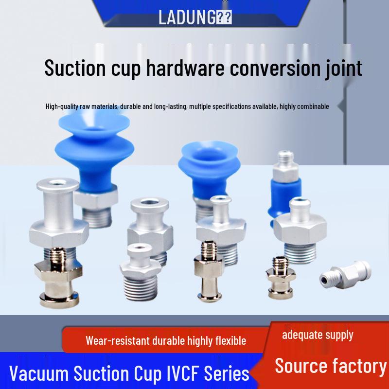 Vacuum Suction Cup Connector VM-G1 Threaded Barb Pneumatic Nozzle Adapter