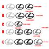 ABS Car Steering Wheel Logo Emblem Sticker Decals Buckle For Lexus LS GS GS300 GS350 GS400 GS430 GS460 GS450h GS300h Accessories