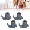 4 Pcs Walker Glide Skis Rubber   Walker Ski Glides Mobility Aid Accessory for Seniors