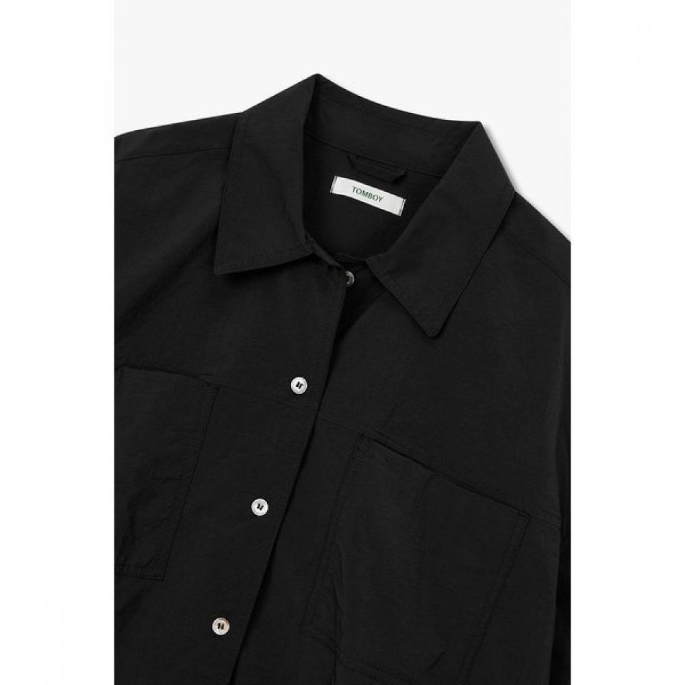 STUDIO TOMBOY Back Pleated Short Sleeve Shirt 9176221985