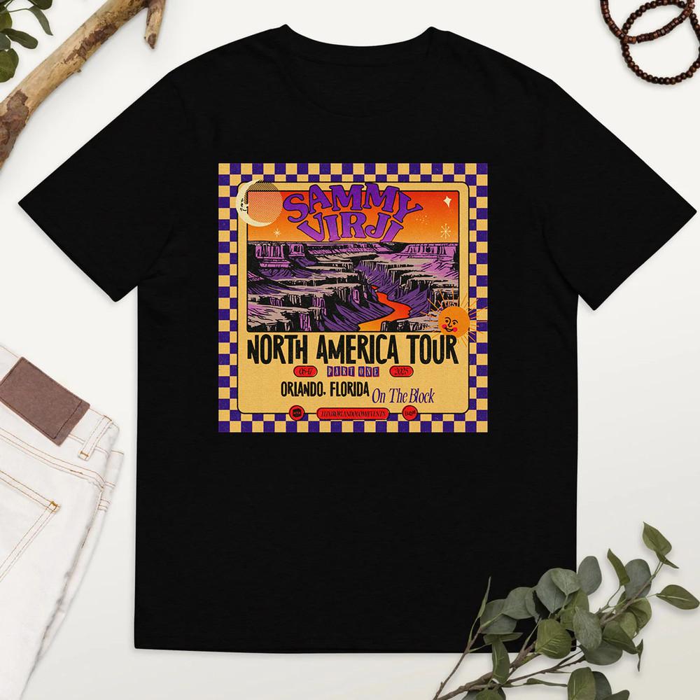 

Sammy Virji North America Tour On The Block T Shirt Full Size S-5XL Unisex T-Shirt L