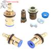 Hot Replacement Tap Valves Brass Ceramic Disc Cartridge Inner Faucet Valve for Bathroom Clockwise or Anti-clockwise Universal
