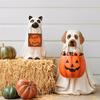 Halloween Dog Cat Statues Festival Theme Ghost Dog Candy Bowl Holder Multifunctional Anti Fading Festival Party Decoration Gift