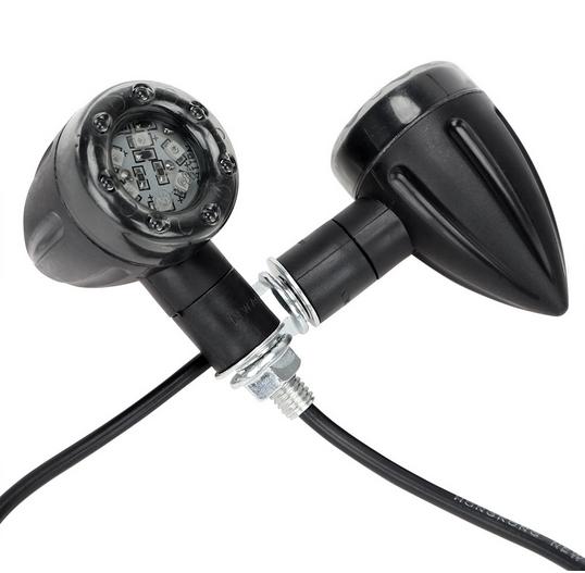 

Новые 2x Универсальные Мотоциклетные Светодиодные Указатели Поворота Двойного Цвета Янтарные Задний Стоп-сигнал