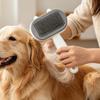 Pet Grooming Brush Cat Dog Shedding Tool with Release Button Kitten Grooming Comb for Puppies Kittens All Breeds Loose Hair