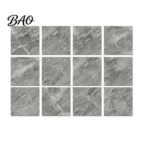 High Definition Marble Pattern Films 12PCS Imitation Wall Stickers, Self-Adhesive Waterproof EVA Peel And Stick Tiles Tiles, Scratch Resistant