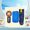 Portable Fan Sun Umbrella Set