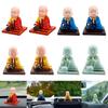 Car Dashboard Bobble Head Doll Solar Powered Little Figure