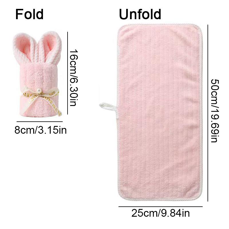 1PC Bow and Pearl Design Comfortable Wedding Cute Easter Party Gifts Rabbit Shape Bathroom Supplies Multiple Colors