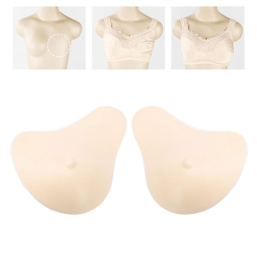 Long Tail Shape Silicone Boobs Form Realistic Skin Like Feeling Soft Touch Prosthetic Boob for Maste