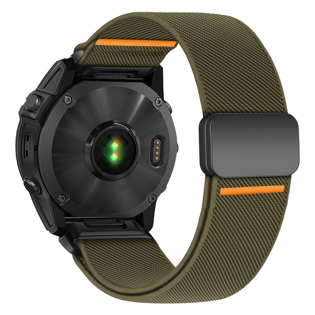 Magnetic Nylon Band For Garmin Fenix 8 7 Pro 7S 6X 6 5Plus Venu 3 Tactix 7 bracelet correa Fenix 8 7x 26mm 22mm Quick Fit Strap