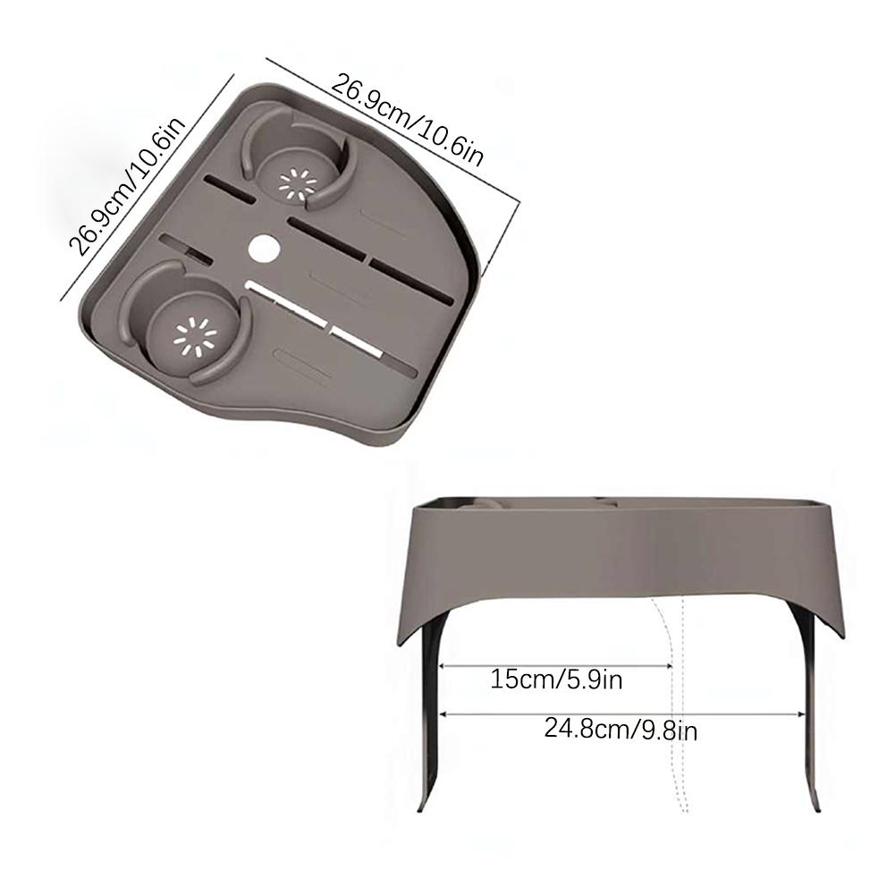 Clip-on Pool Cup Holder Phone Holder Pool Beverage Drink Tray Summer Accessory