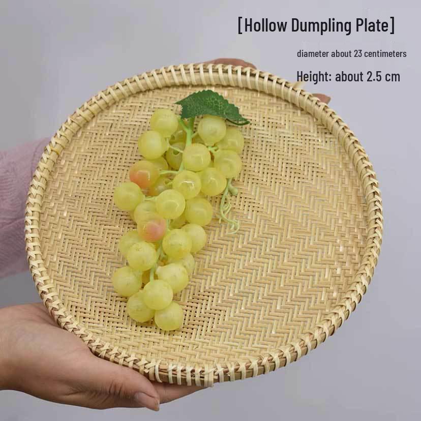 

Bamboo Woven Winnowing Basket & Drying Tray for Farmhouse Use