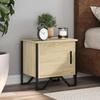 VidaXL Bedside Tables 2 Pcs Sonoma Oak 40 X 30 X 40 Cm Chipboard, Side Table, Bedside Cabinet, Side Table for 848517