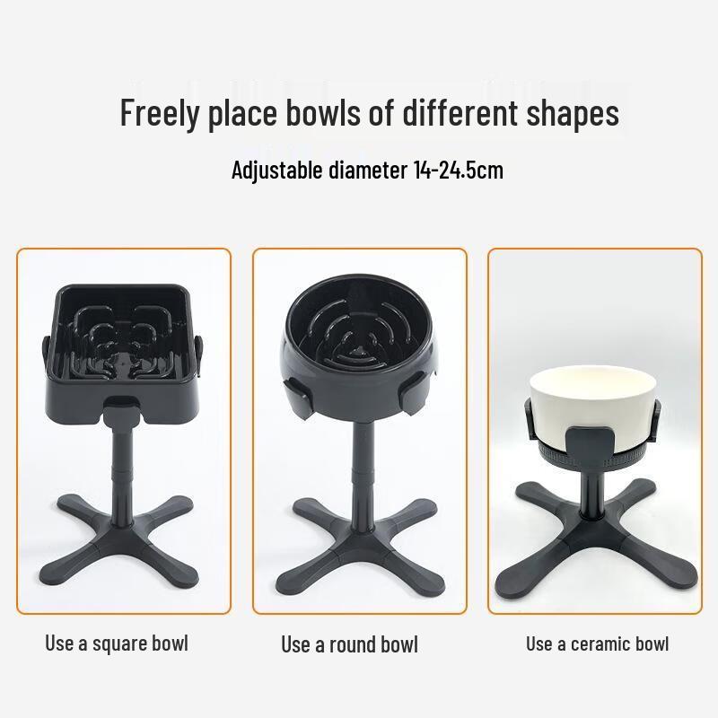 JINGRUIXIANG Adjustable Elevated Pet Dog Bowl Stand