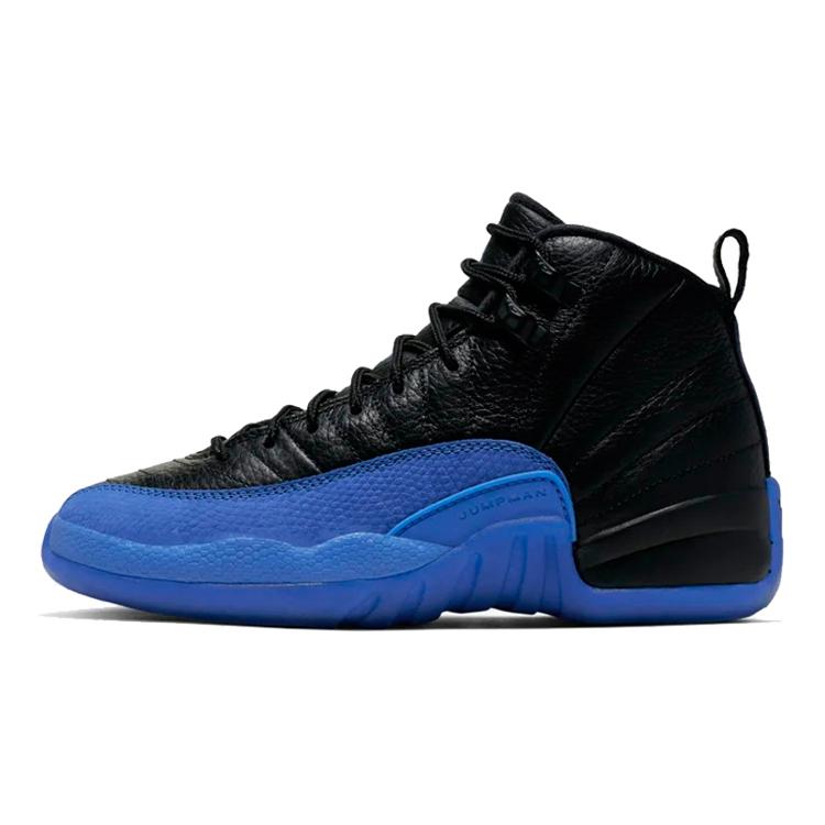 Jordan 12 Retro Black Game Royal GS 153265-014 36