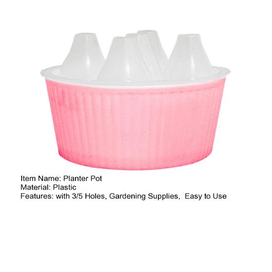 Hydroponic Bulbs Planter Pot Holes Tulip Bulbs Container Indoor Narcissus Flower with 46086 Plants Water Planting