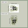 Cute Baby Panda Vinyl Wall Art Switch Stickers Aesthetic Room Decoration For Home Nursery Kids Bedroom Animal Anime Poster