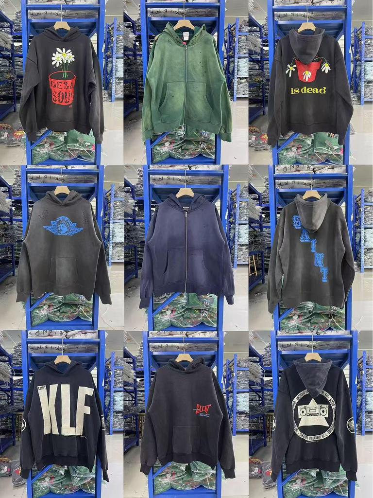 ERD West Coast Vintage Sanskrit Zipper Hoodie