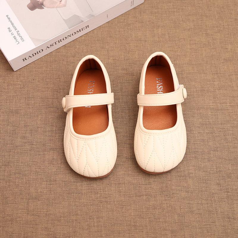 Little Girls Princess Style Soft Sole Casual Leather Single Shoes 21