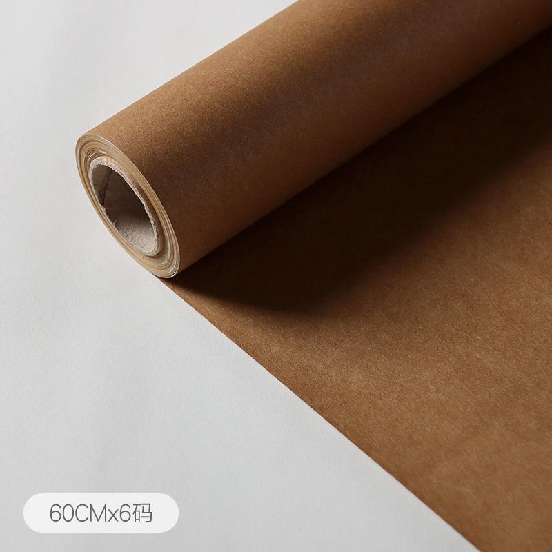 60cmx6yards/1rotolo Carta da Imballaggio Monocolore ad Alta Texture Pellicola Opaca Carta da Regalo per Bouquet di Fiori Bobina Carta da Imballaggio Fai da Te