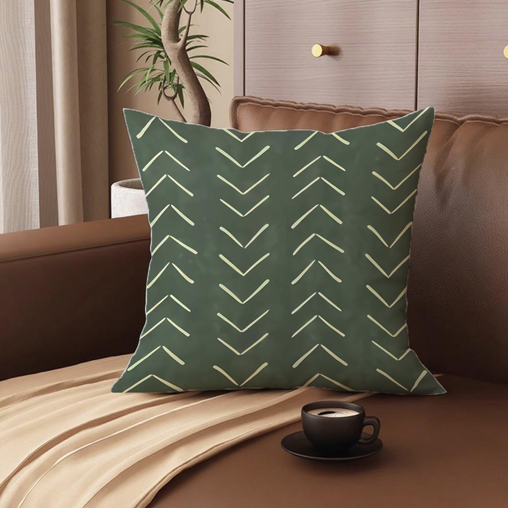 Chevron Patterned Pillowcases for StyleSuitable for Sofa Car Bedroom Decorative Cushion Cover Pillow Cover
