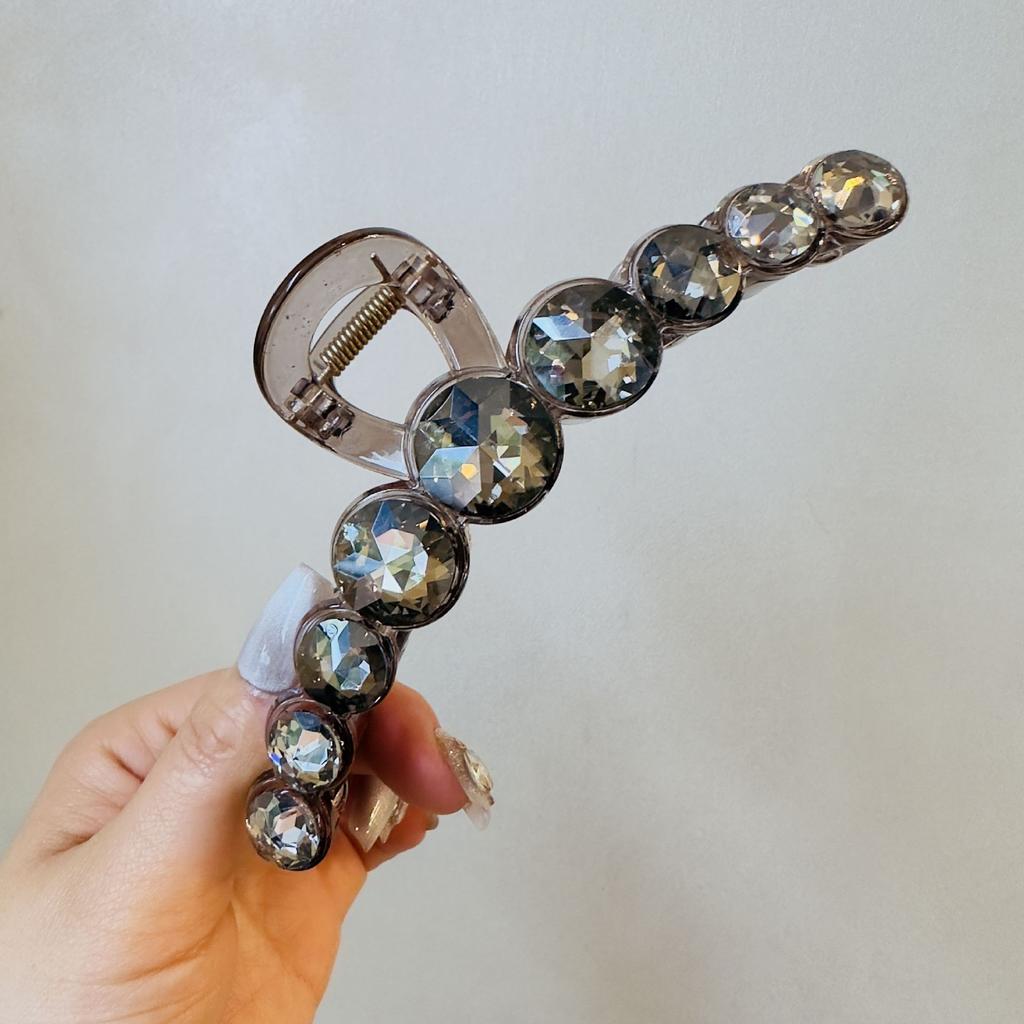 Duże Kryształowe Damskie Klamry do Włosów Krab Spinki do Włosów Kryształowe Klipsy do Włosów Wsuwki Kucyk Dziewczęce Akcesoria do Włosów Ozdoby Klamra do Włosów