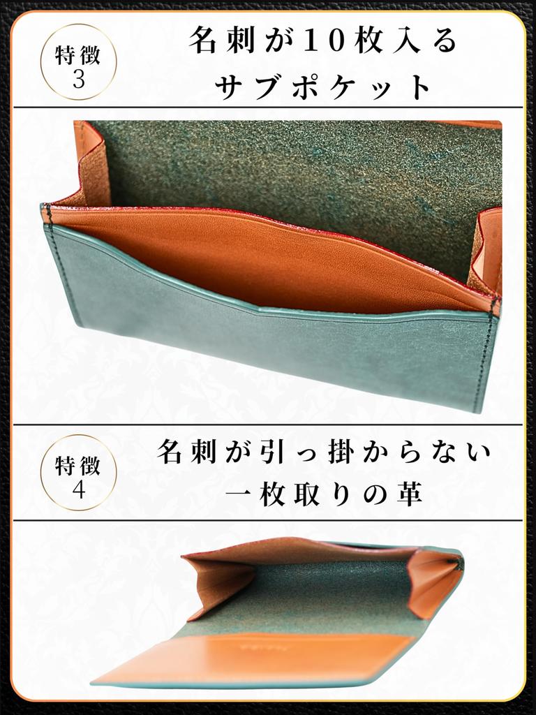 Fabrizio Business Card Holder for Men and Genuine Large Easy Italian Business Card Leather Women, Leather, Capacity, Access, Leather, Case, (Petrolio)