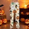 Men's Halloween Print Drawstring Pants Casual Lounge Sleepwear Relaxed Fit Elastic Waistband Soft Fabric