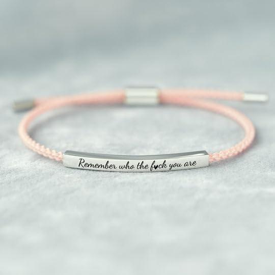 Adjustable Handmade Bracelets, Personalized Information, Unisex Jewelry