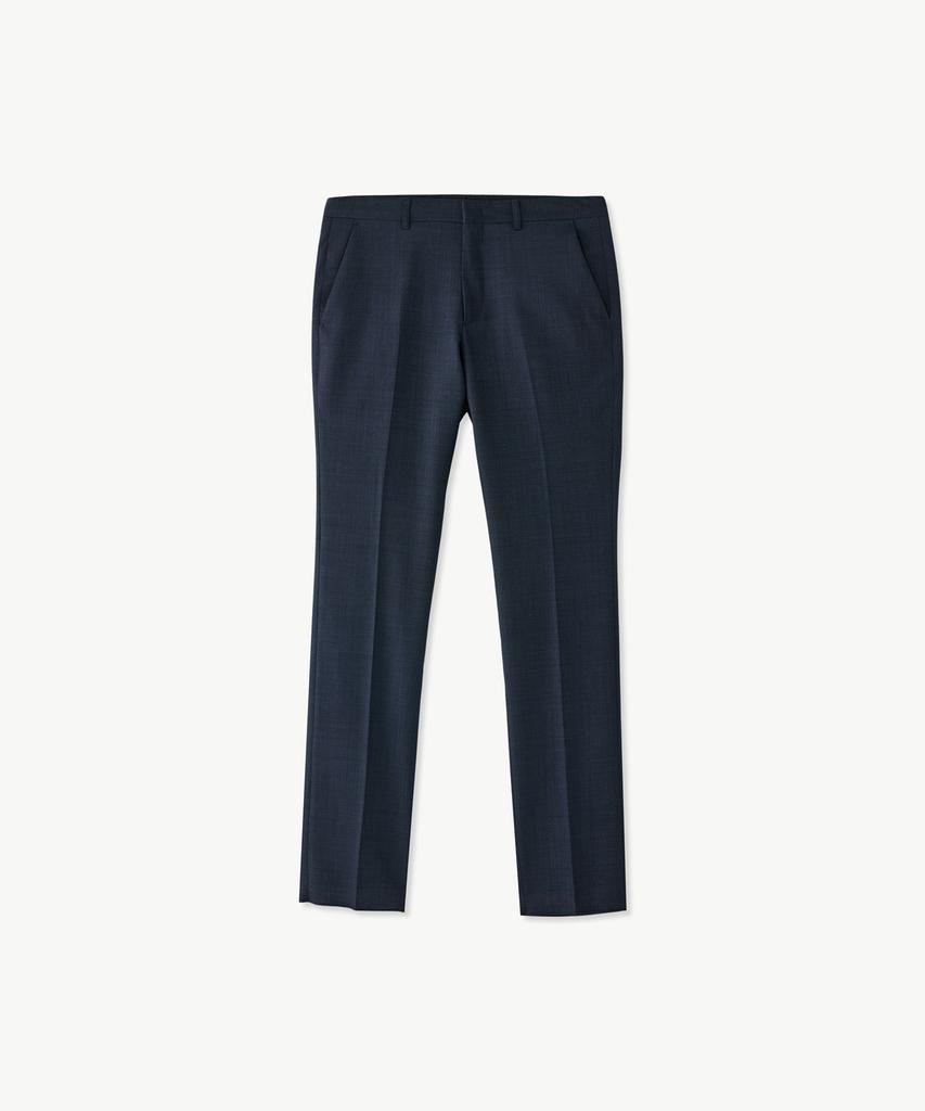 STCO [Four Seasons] (10-Year Suit) Wool Blend Four-Way Stretch Formal Pants_Indigo (Classic Fit)_Sslwz64Csn