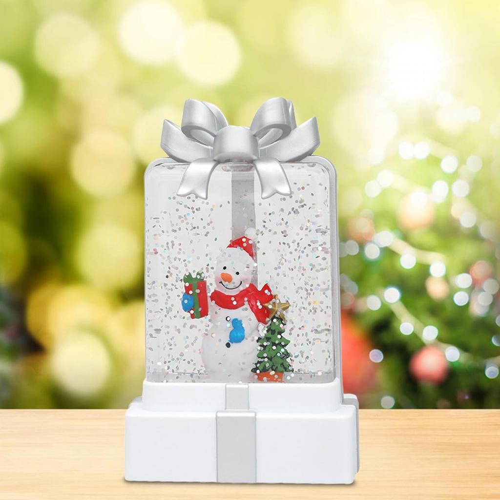 Christmas Santa Claus Lantern Snowman Lantern Light for Window Decoration Tabletop Decor Home Christmas Tree Indoor Outdoor
