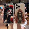 Catrina Skull Girl Mexican Phone Case For iPhone 17 16e 16 15 14 13 12 11mini Pro Max X XR XSMAX 8 7 Air Plus Soft Cover