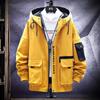 Men's Workwear Jackets, Men's Spring and Autumn Casual Korean Style Trendy Tops, Men's Hooded Student Spring Wear, Thin Men's Clothing