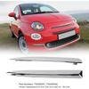 735455041 735455042 Paar Auto Frontstoßstange Obere Zierleiste Chrom Carbon Zierleiste Für FIAT 500 2008‑2015 Frontstoßstange Unterer Kühlergrill Zierleiste