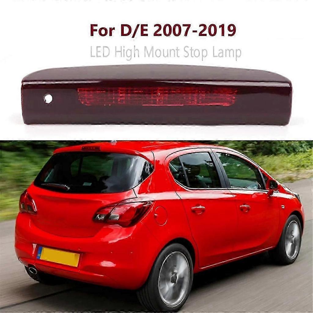 Car LED High Mount Stop Lamp 3Rd Rear Tail Light for Corsa D/E Opel Third Brake Lamps 13188045 1222130-Good