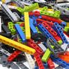 Zylopa 284-Piece Technic Beam Set, Technic Parts, Technic Frame Block Set, Rotor Helicopter Minifigure Block Separator, Technic Pieces (Random Color)